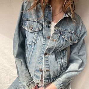 Vintage Levi’s Denim Jacket Distressed Classic Trucker